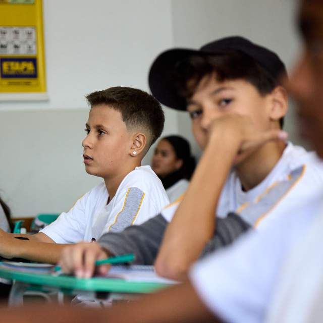 Foto do ensino fundamental no Colégio Alcance Interlagos