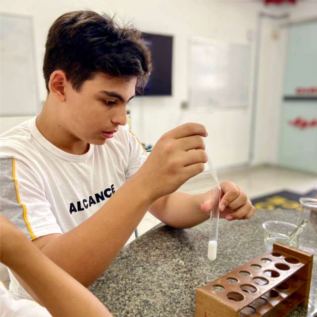 Foto do ensino fundamental no Colégio Alcance Interlagos