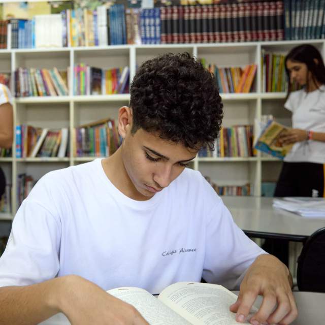 Foto do ensino fundamental no Colégio Alcance Interlagos